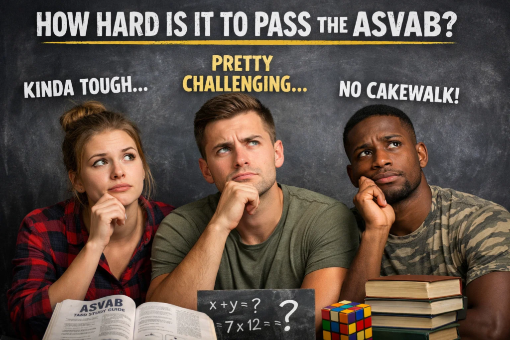 how hard is it to pass the asvab