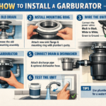 how to install a garburator