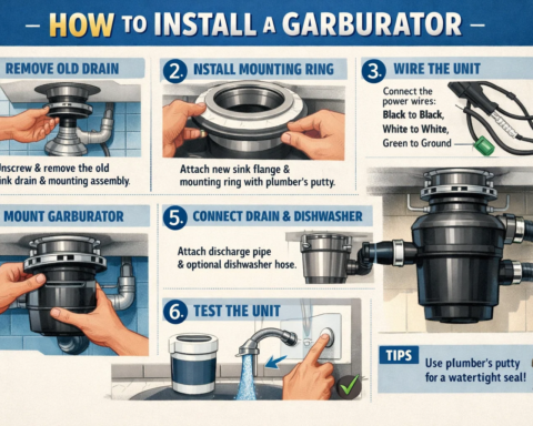 how to install a garburator