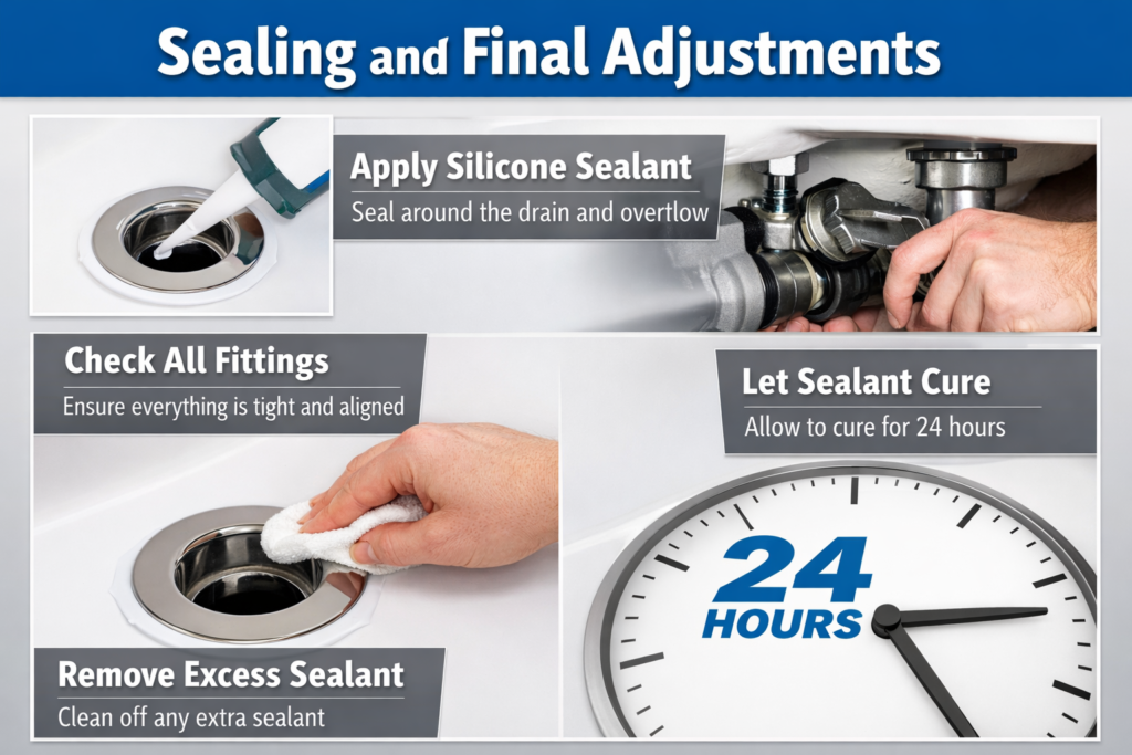 how to install a bathtub drain