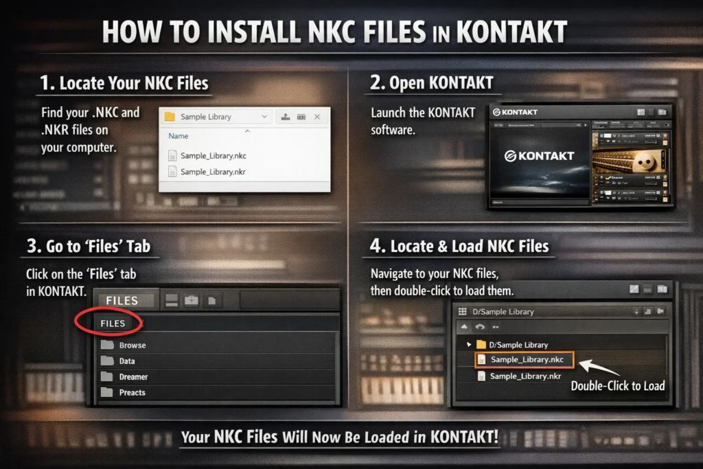 how to install nkc files in kontakt