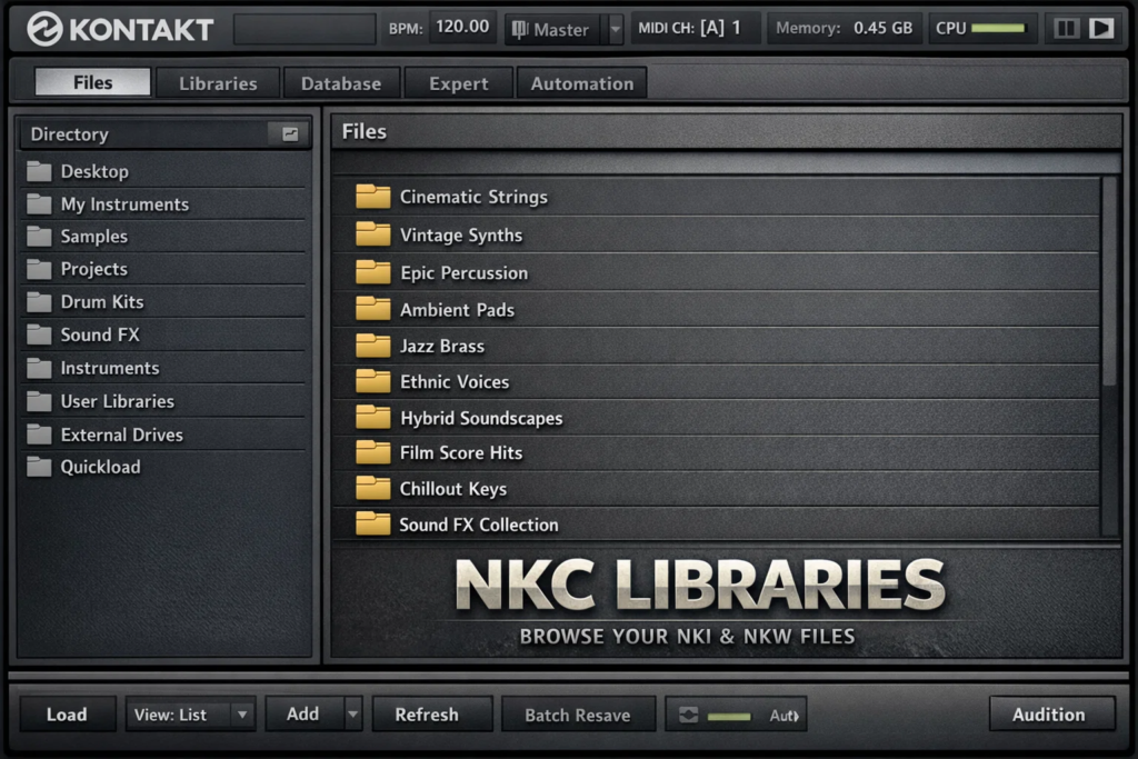 how to install nkc files in kontakt