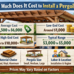 how much does it cost to install a pergola
