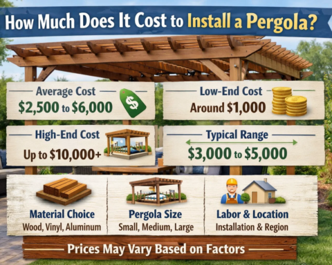 how much does it cost to install a pergola