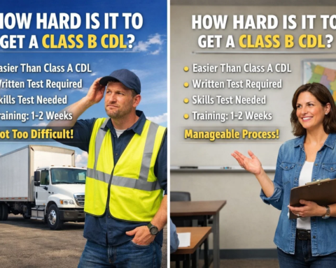 How Hard Is It to Get a Class B CDL