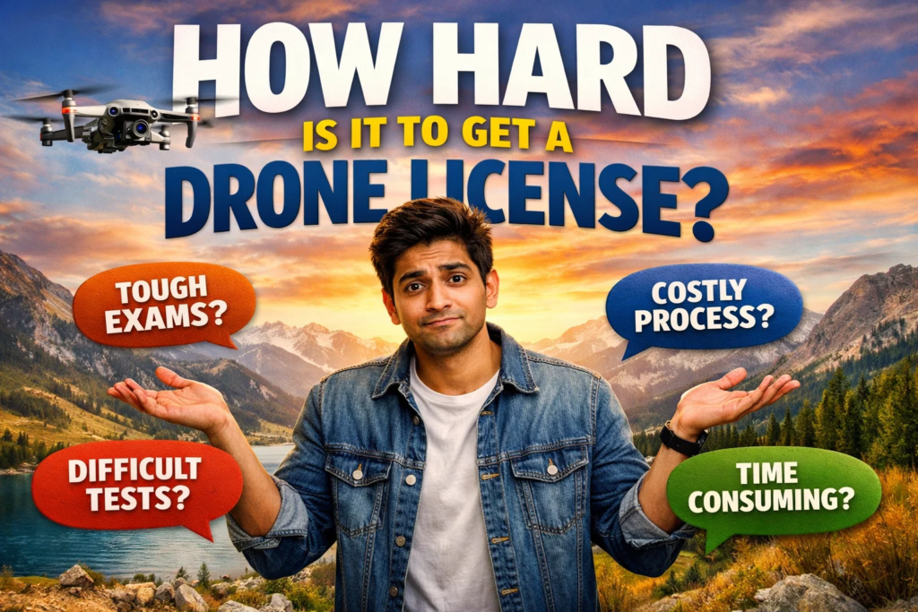 how hard is it to get a drone license