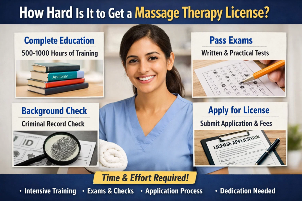 How Hard Is It to Get a Massage Therapy License