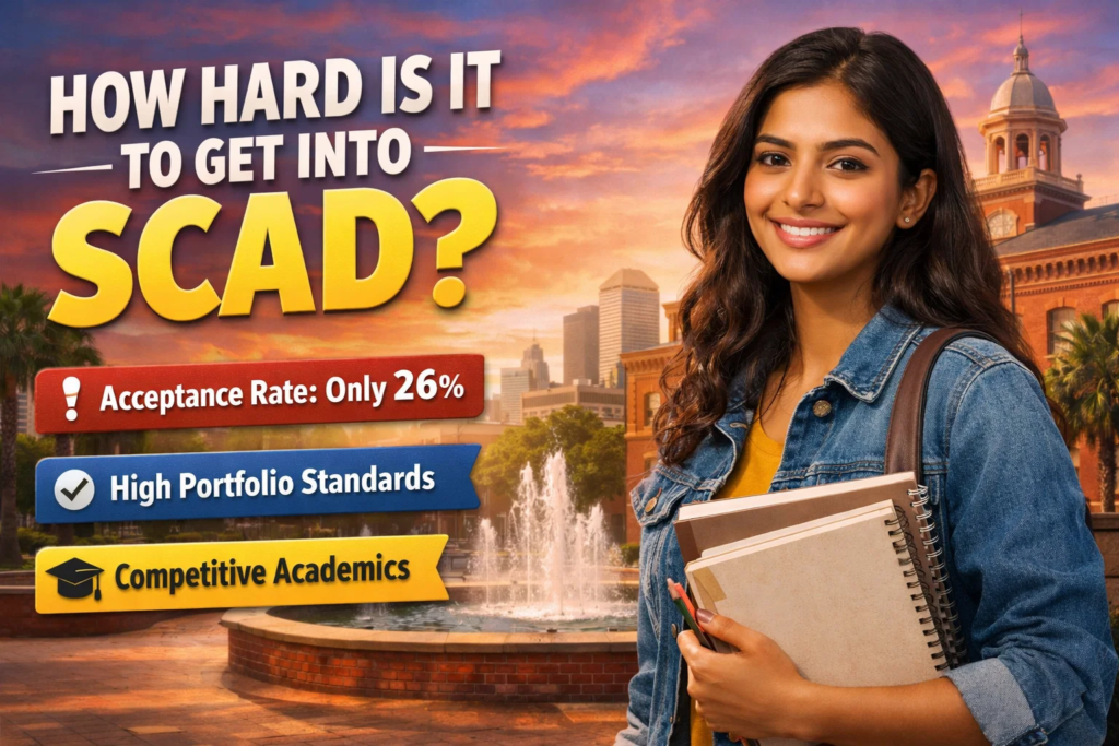 how hard is it to get into SCAD