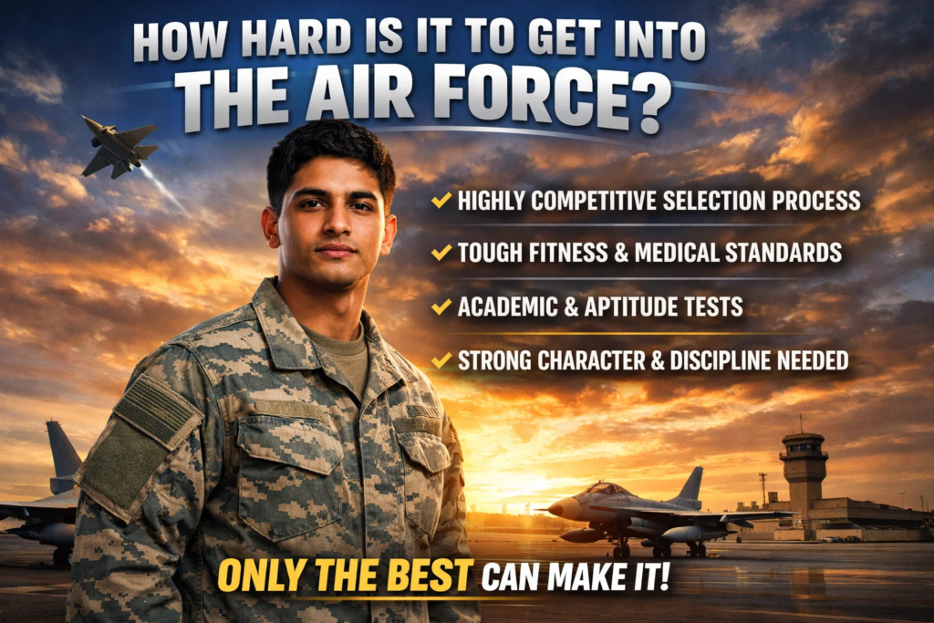 How hard is it to get into the airforce
