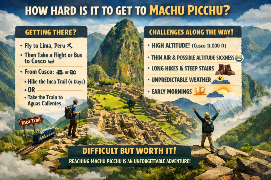 How hard is it to get to Machu Picchu