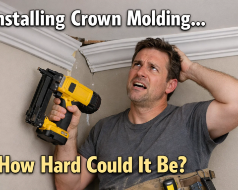 how hard is it to install crown molding