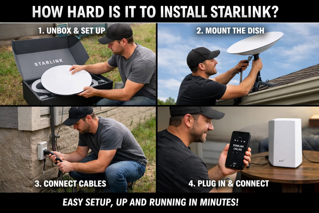 How hard is it to install Starlink