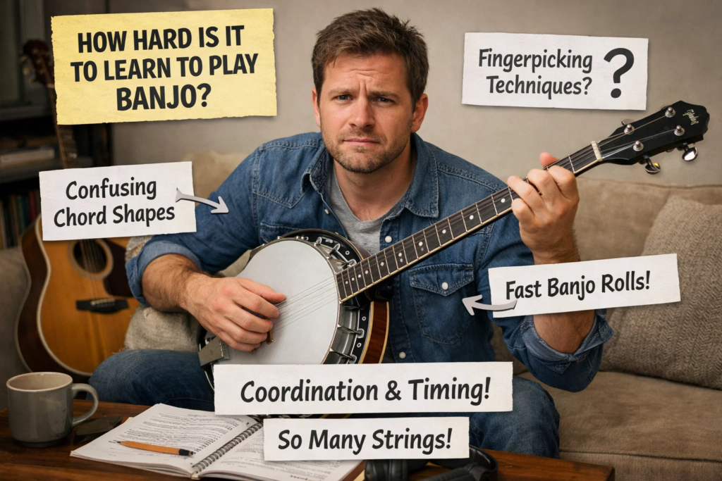 How hard is it to learn to play banjo