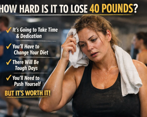 how hard is it to lose 40 pounds