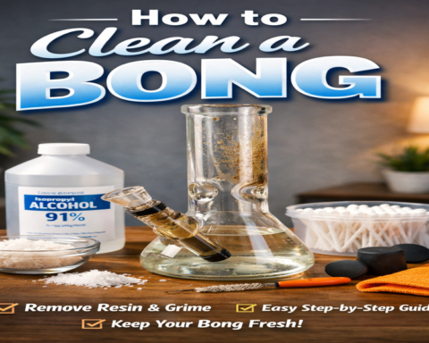 how to clean a bong