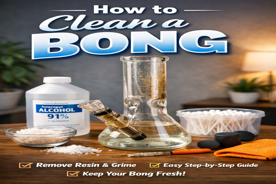 how to clean a bong