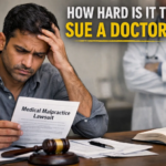 how hard is it to sue a doctor