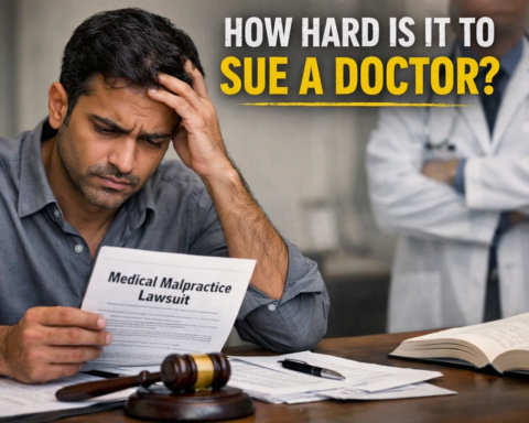 how hard is it to sue a doctor