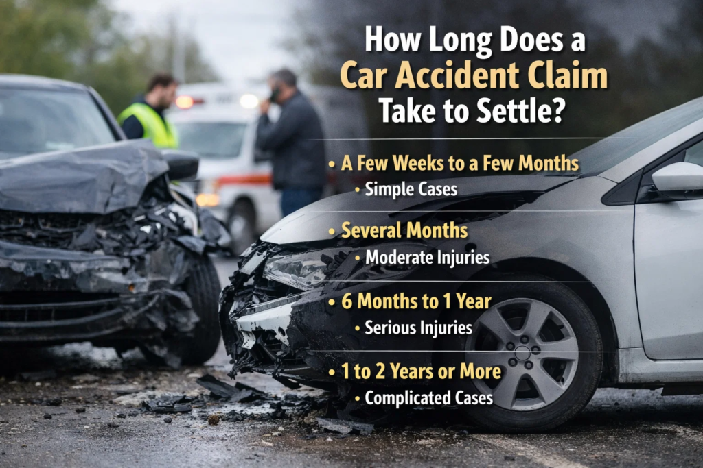 how long does car accident claim take to settle