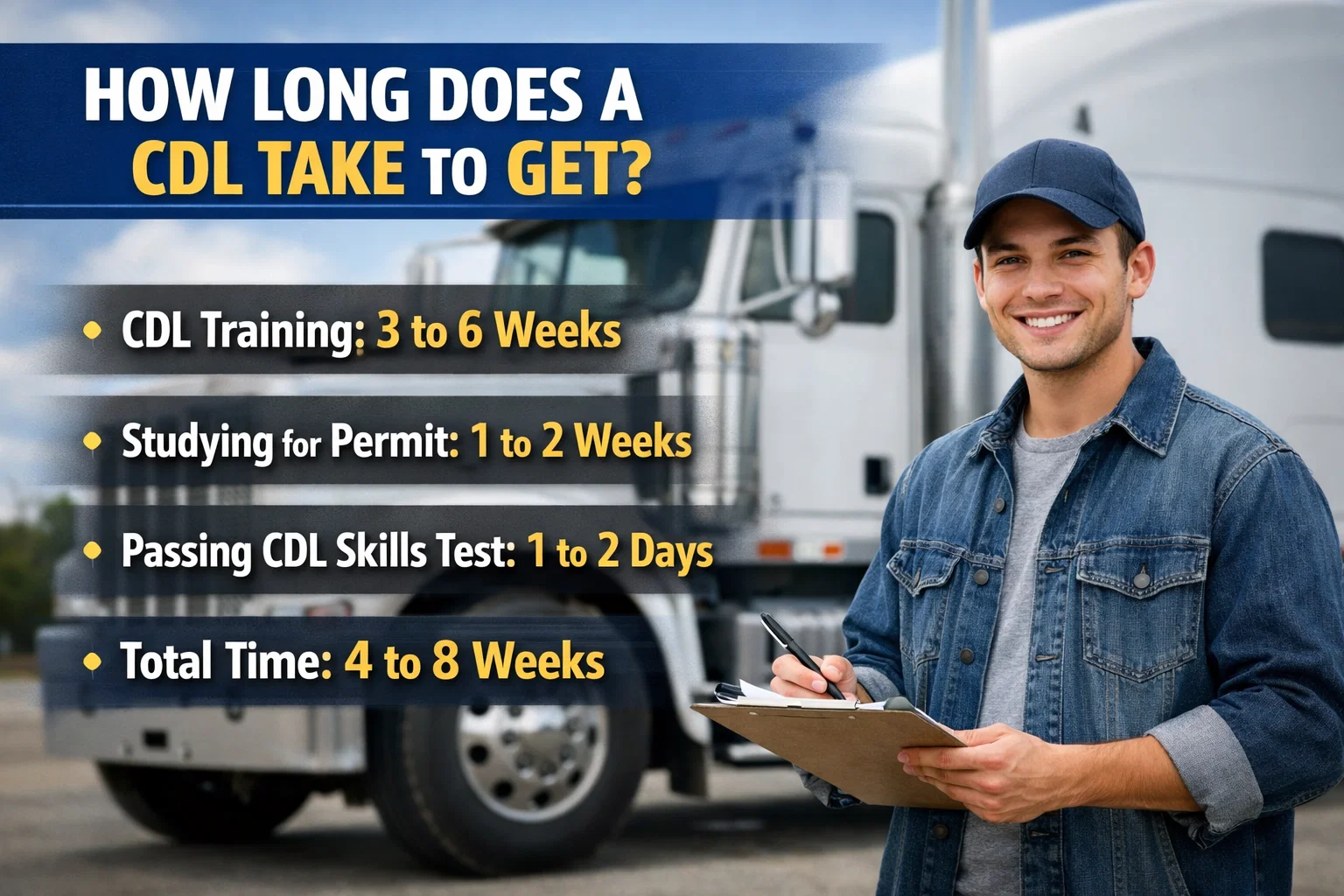 how long does a cdl take to get