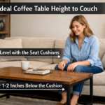 how high should coffee table be to couch