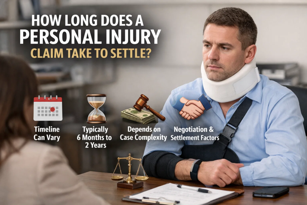 how long a personal injury claim take to settle