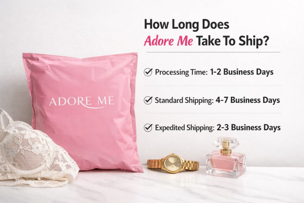 how long does adore me take to ship