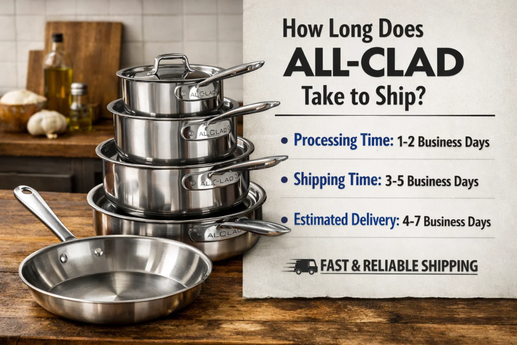 how long does all clad take to ship
