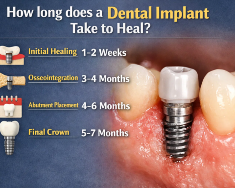 how long does an implant take to heal
