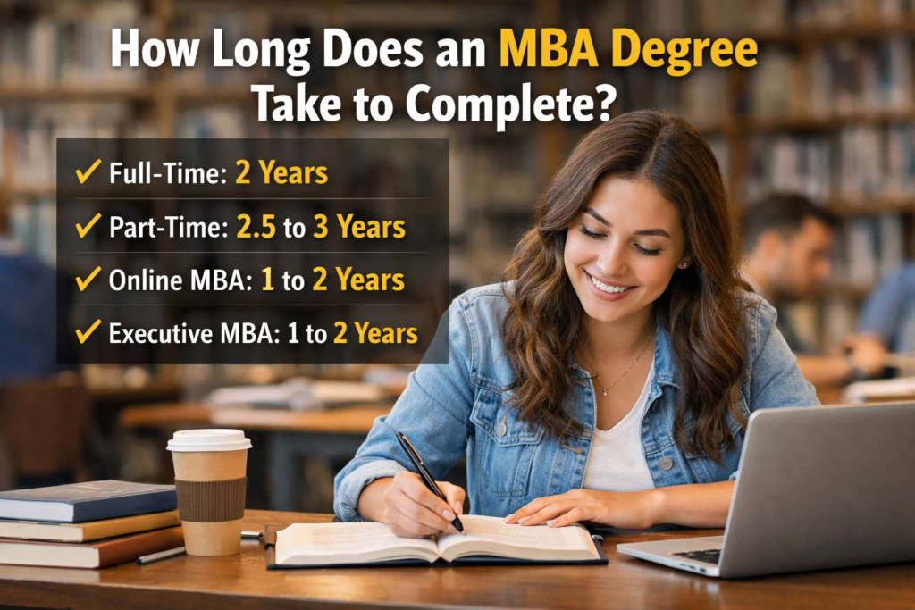 how long does an mba degree take to complete