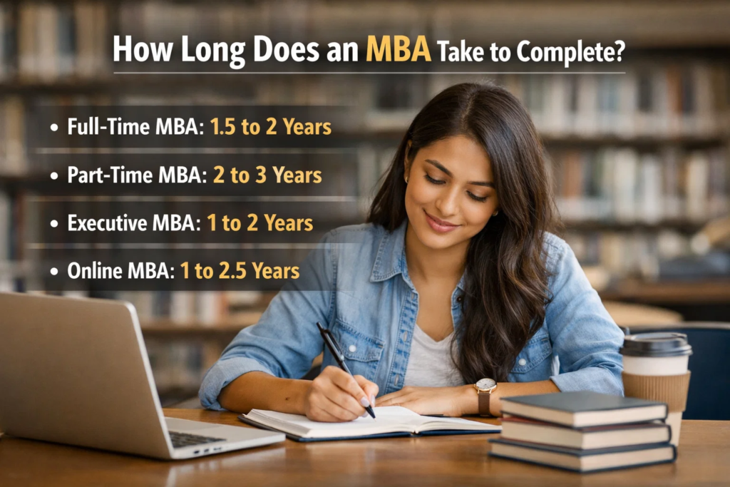 how long does an mba take to complete