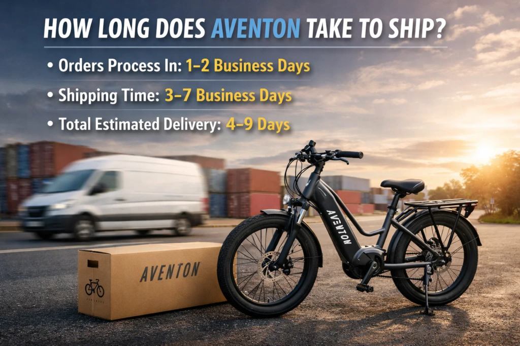 how long does aventon take to ship
