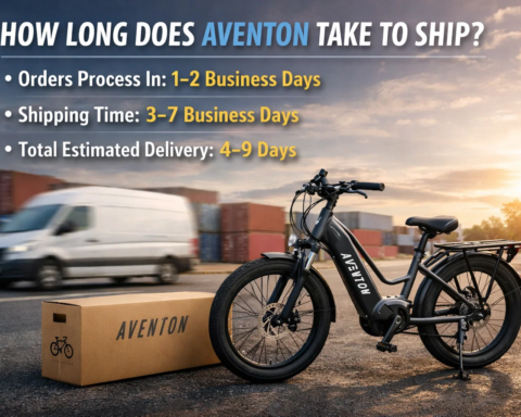 how long does aventon take to ship