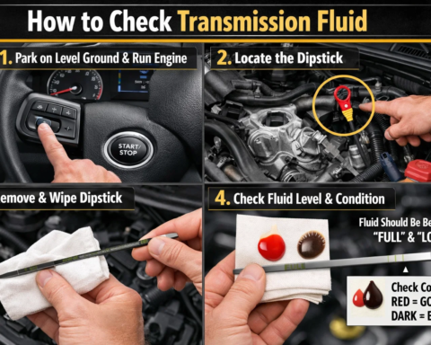 how to check transmission fluid