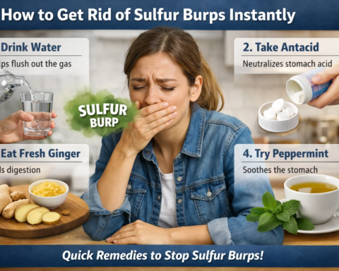 how to get rid of sulfur burps instantly