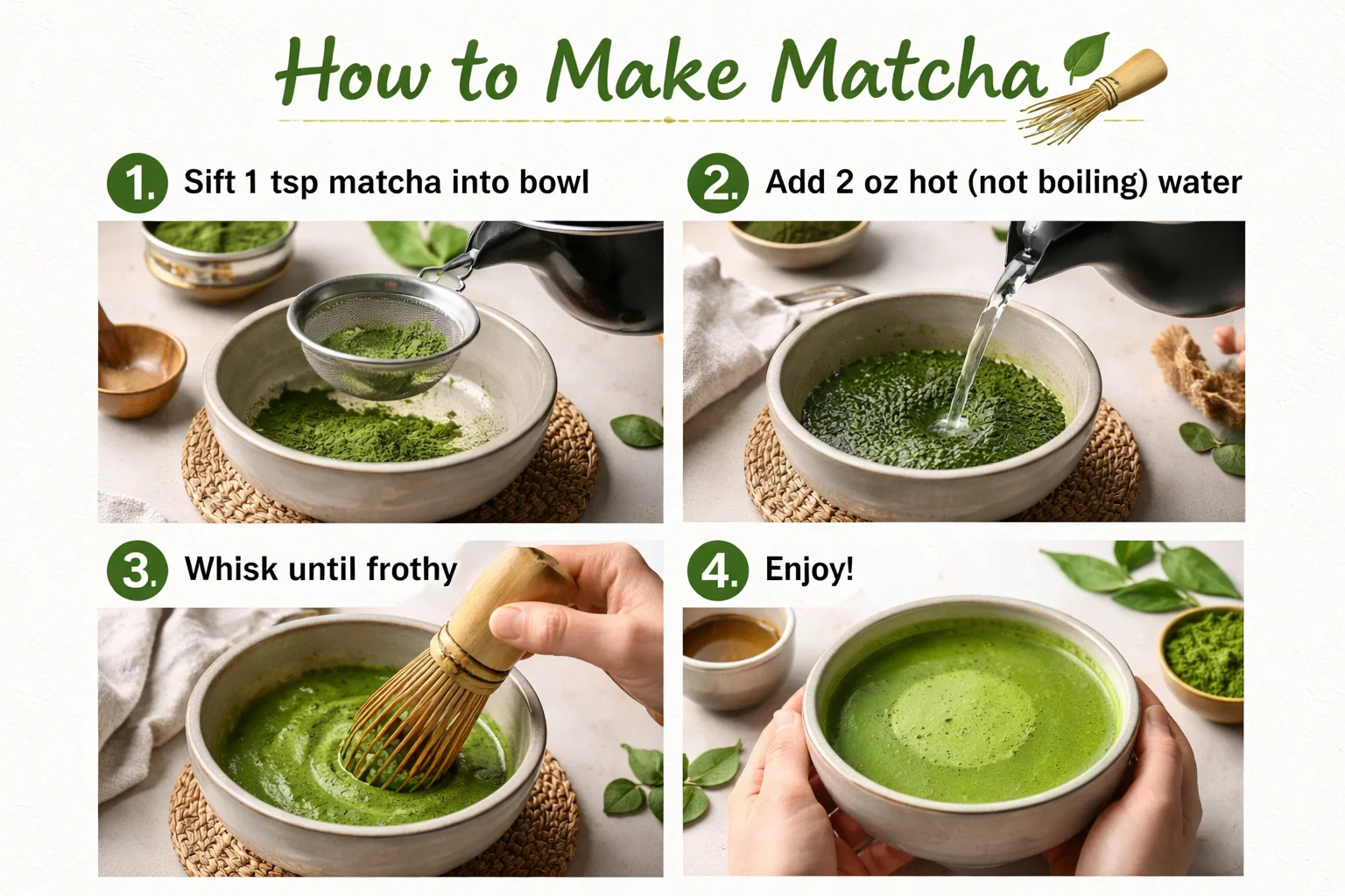 how to make matcha