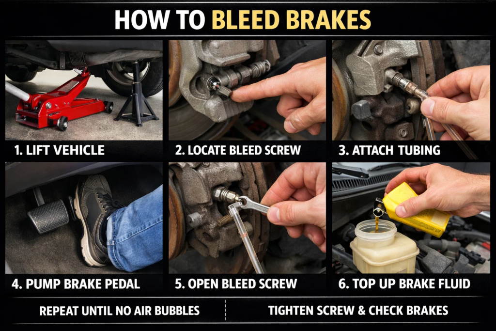 how to bleed brakes
