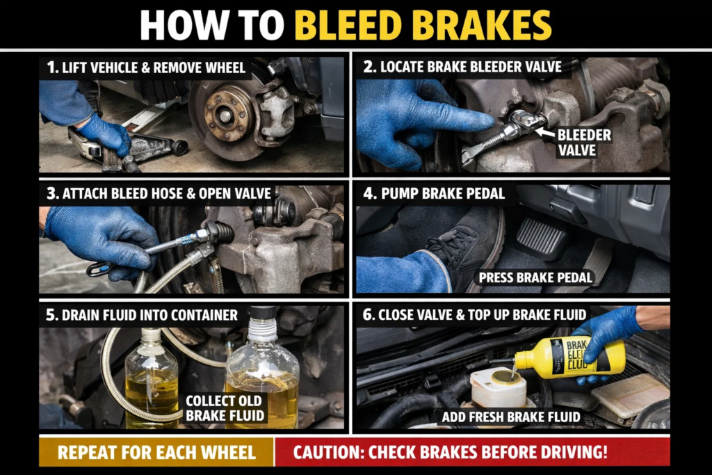 how to bleed brakes