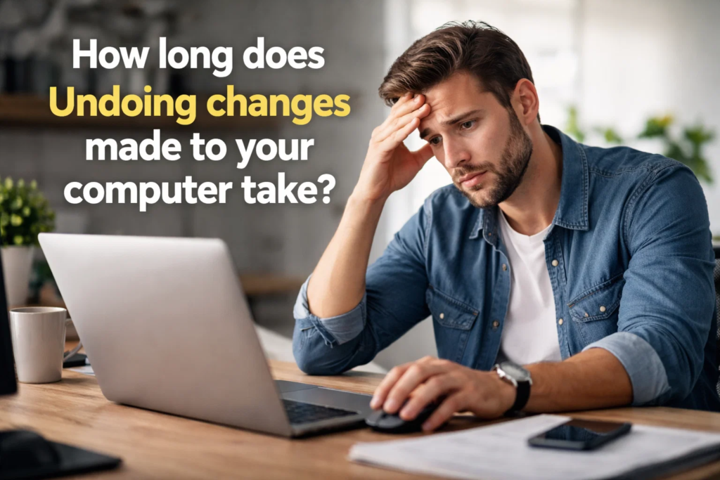 undoing changes made to your computer how long