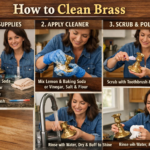 how to clean brass