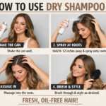 how to use dry shampoo