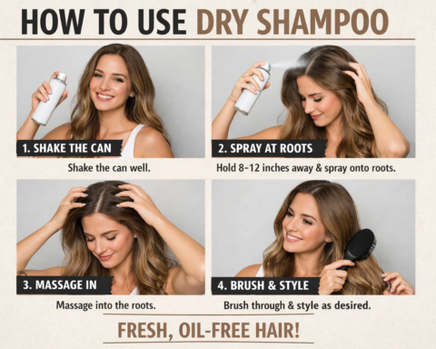 how to use dry shampoo