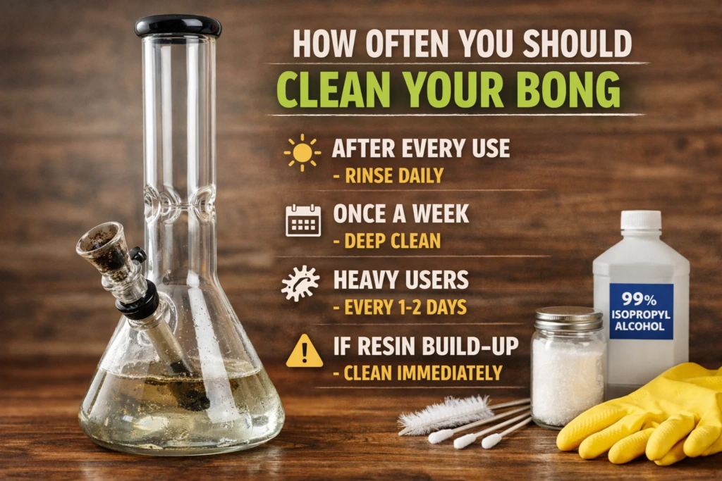 how to clean a bong