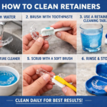 how to clean retainers