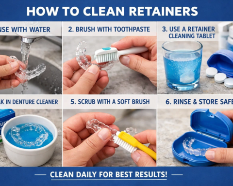 how to clean retainers