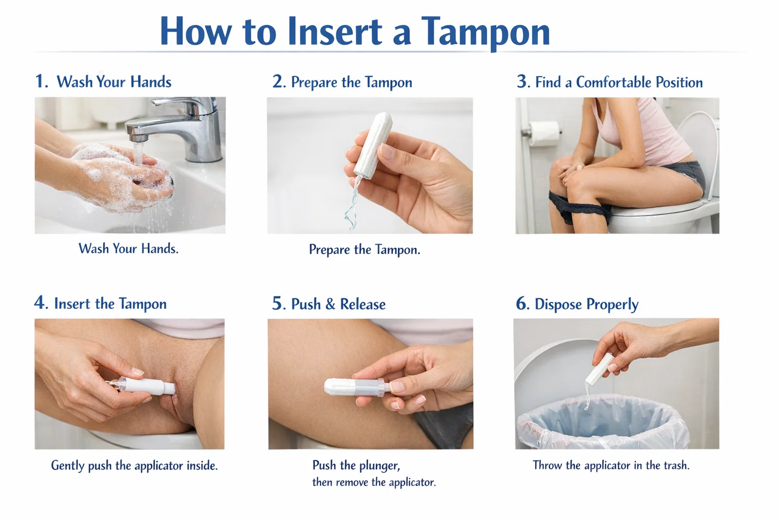 how to insert a tampon