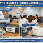 how to register foreign marriage in cyprus ministry interior