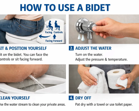 how to use a bidet