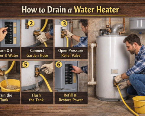 how to drain a water heater