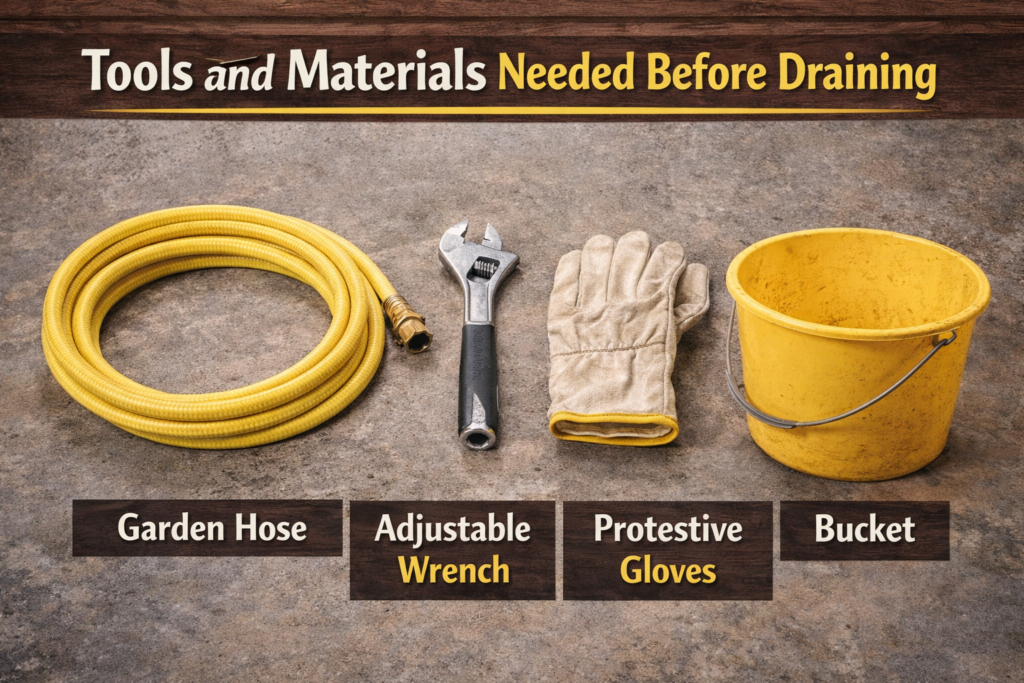 how to drain a water heater